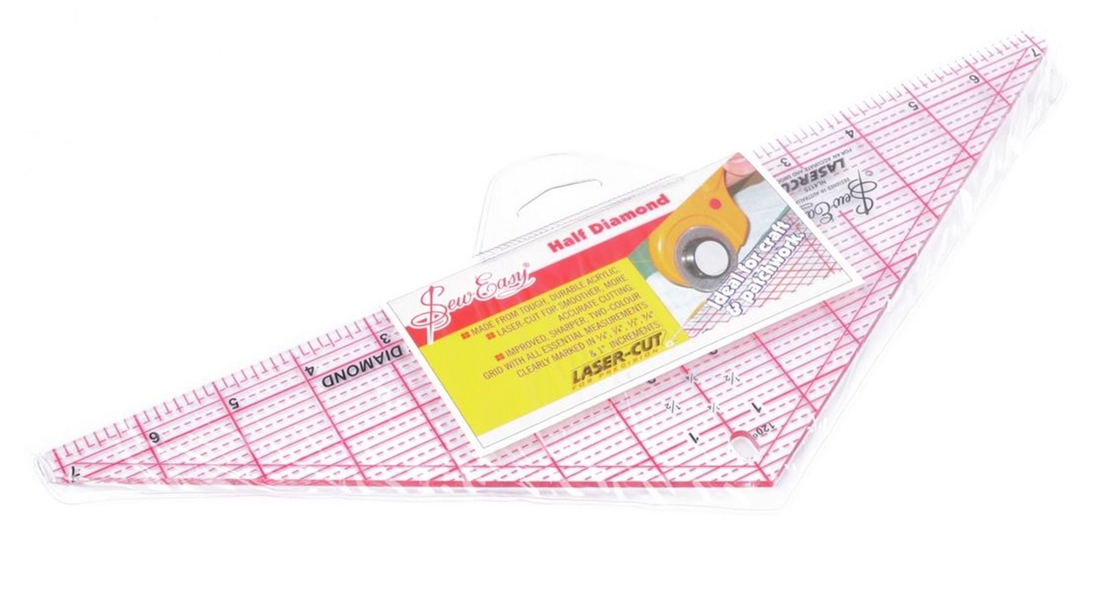 Règle demi-diamant patchwork Sewing-Online pour vos projets créatifs à la maison