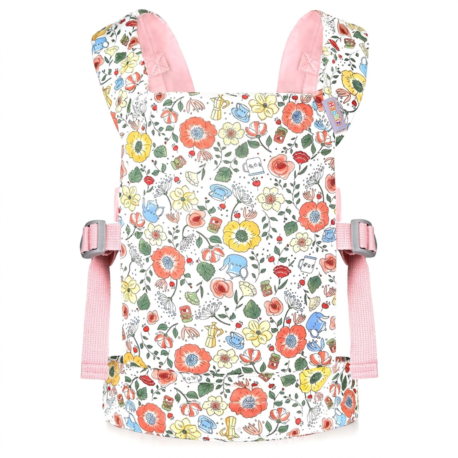 Puppentrage Kinder Puppen Trage Baby Puppenzubehör Babypuppentrage Puppen Tragetaschen ab 3+ Jahre 100% Baumwolle - Weiß