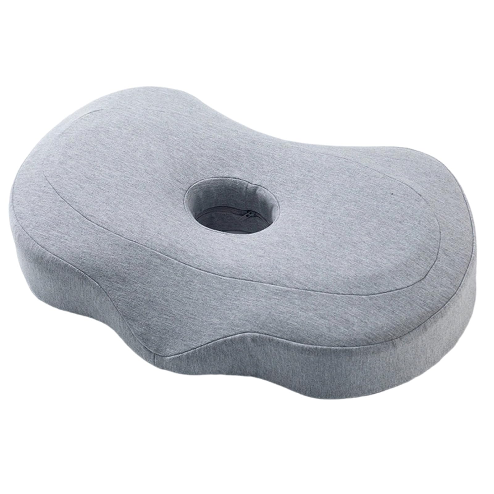 Piceioep Memory Foam Pillow Single-hole Ear Pillow for Side Sleepers Needing Ear Uncomfort Relief and Memory Foam
