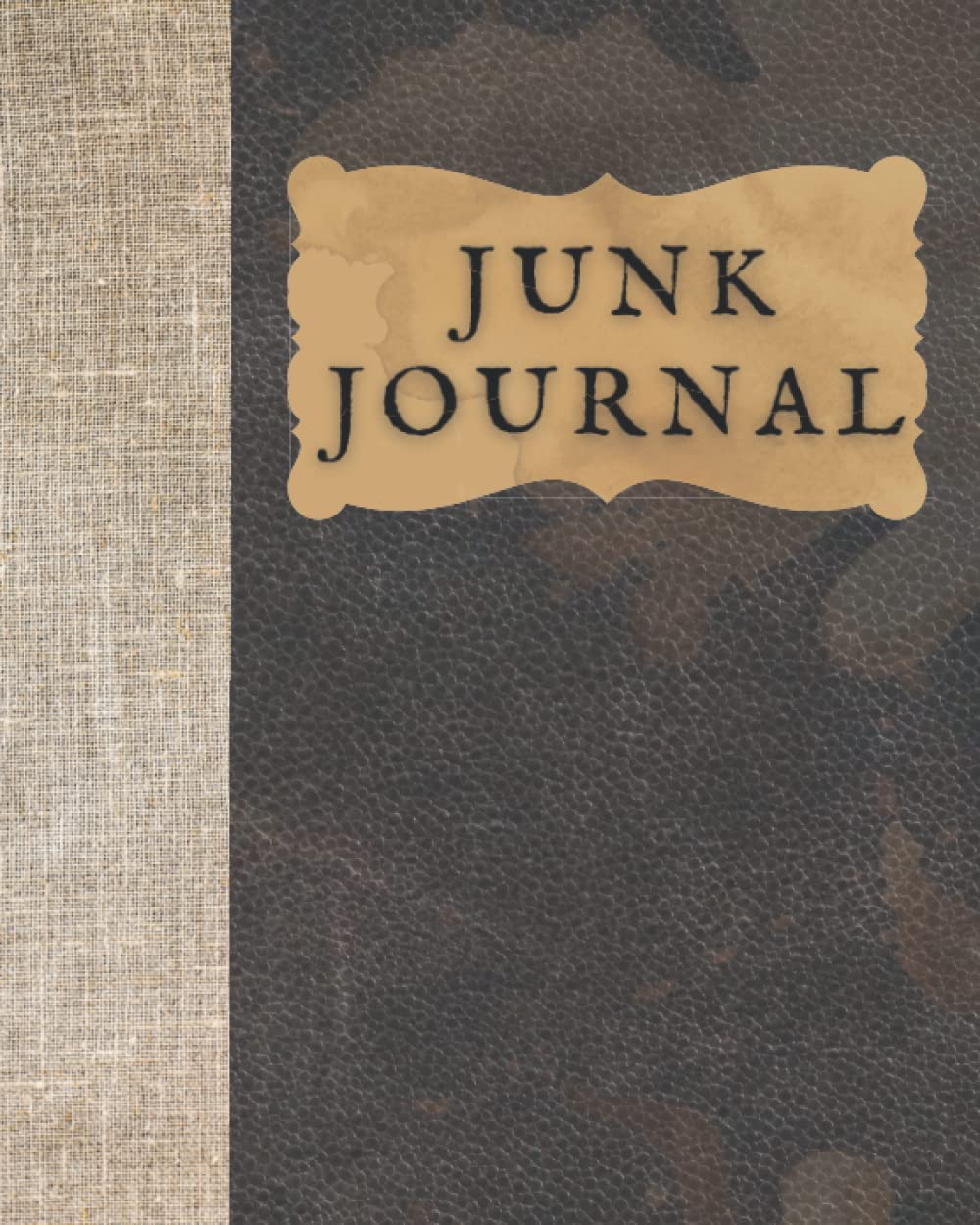 Junk Journal: A whimsical art journal with textural and ephemera backgrounds perfect for any artist or scrapbooker to fill.