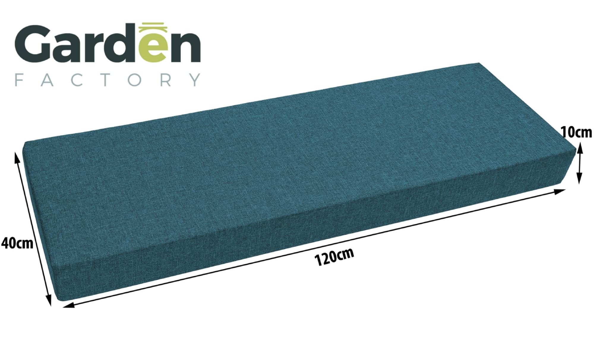 Fodera Per Cuscino Pallet 120x80x10cm Turchese - Con Zip, Lavabile, Per Interni Ed Esterni - Foto 6