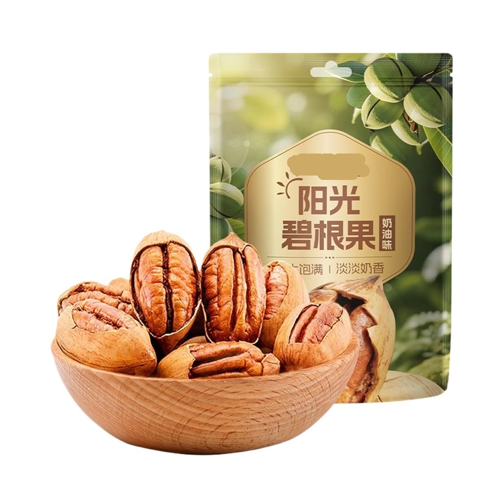 100 g de 碧根果 (bocadillo de frutos secos)(4bag)