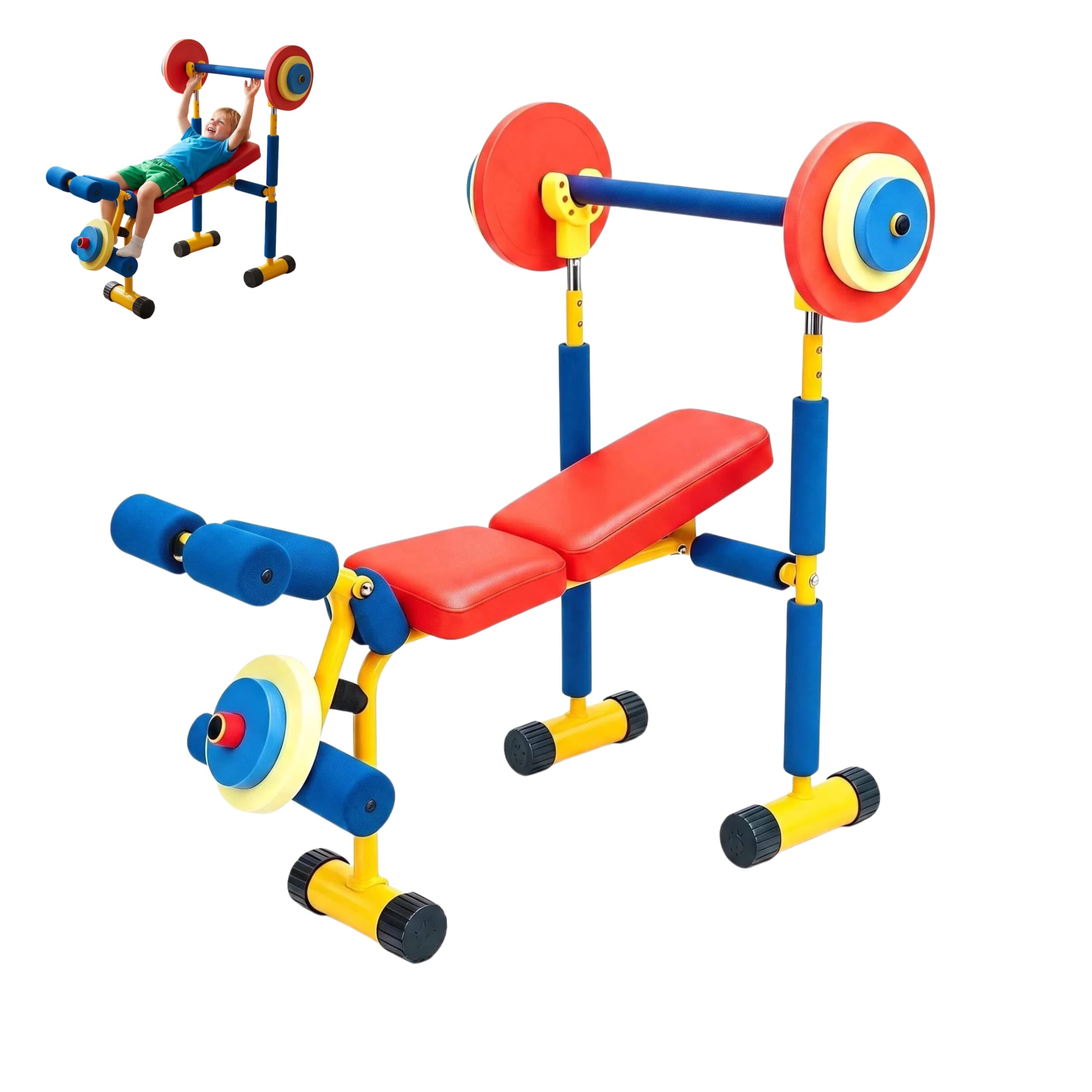 Hantelbank-Set für Kinder, Fitnessgerät