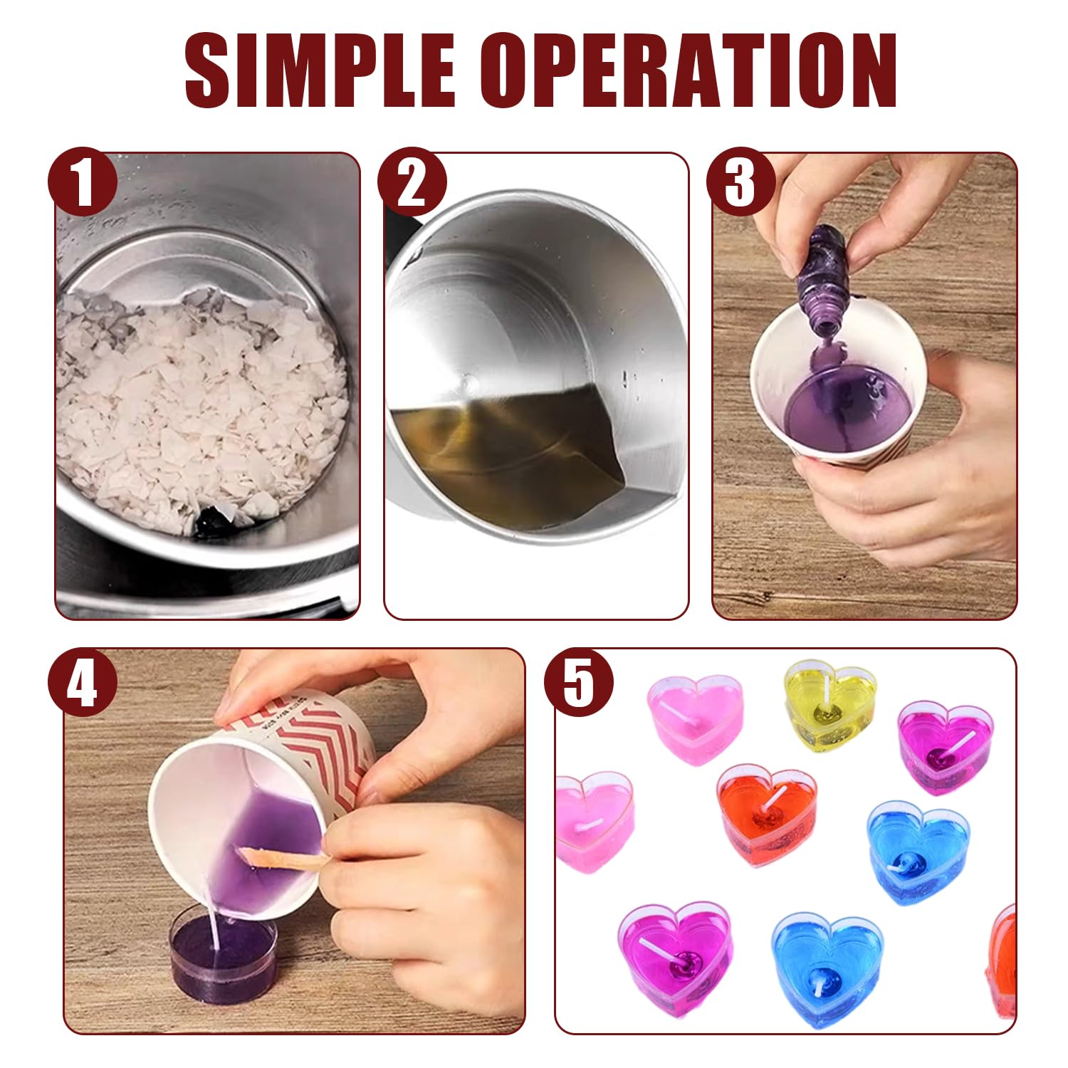 NKlaus 50 Pièces Contenant Pour Bougies à Chauffe-Plat Diametre 37