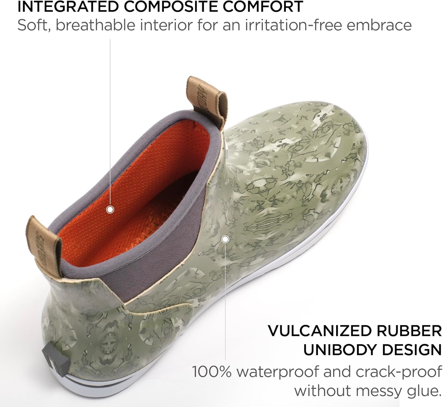 SUREWAY Women's Ankle Fishing Deck Boots for Women,Short Waterproof Neoprene Rubber Rain Boots,Durable Comfortable Lightweight Garden Work Shoes for Women,Upgraded Slip Resistant,SWN500W OVERLAND 11 - Image 4