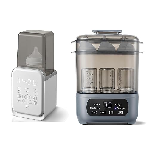 Calentador de botellas y vaporizador y secadora de botellas