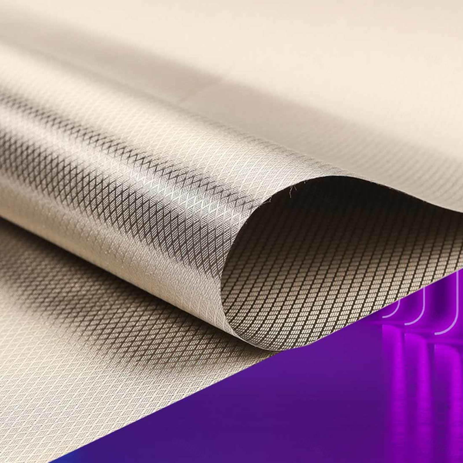 Faraday Fabric Large EMF Fabric Cloth Faraday Bags EMP Proof Faraday Cage Radiowave Microwave, Radiation Protection Nickel Copper Fabric Cloth,silver-10x1.1m