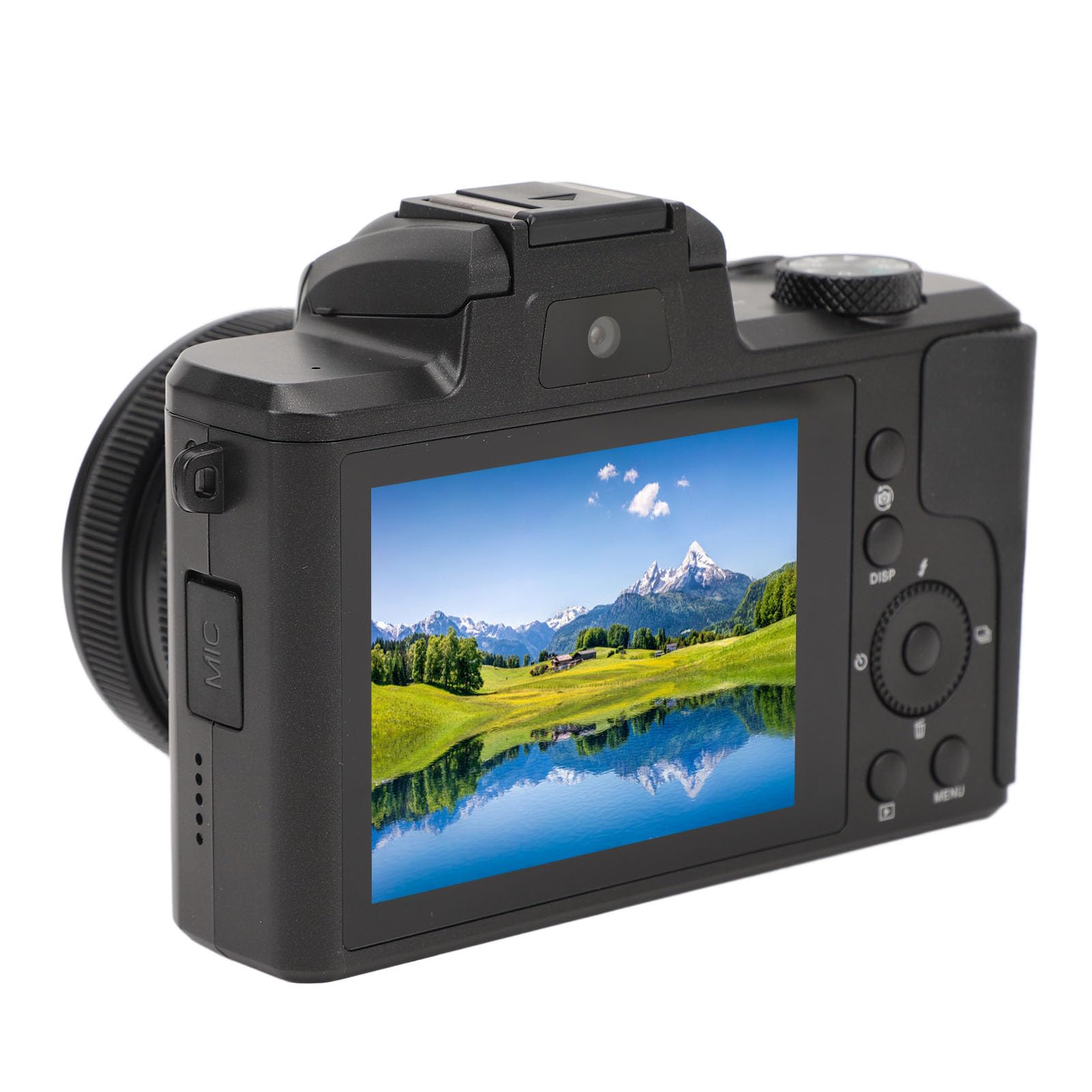 Dpofirs 5K Digital Camera, 5X Optical Zoom 6 Axis Stabilization Point and Shoot Digital Camera, 3.2inch Display 64MP Camera Dual Cameras