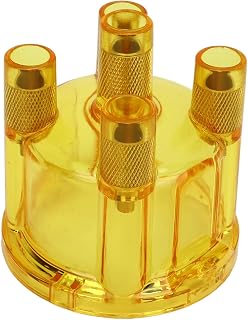 Ignition Distributor Cap, Stable Car Distributor Cap Durable Perfect Replacement AC905505 For Dune Bug Ghia Baja Bus (Yellow)