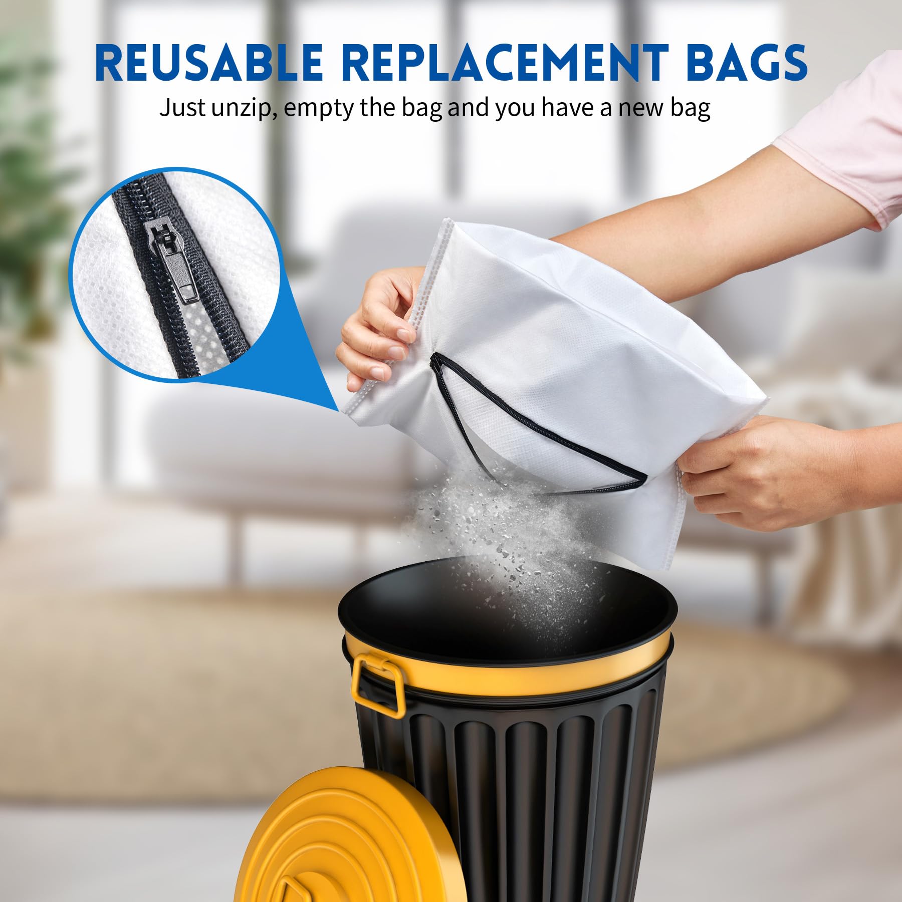 12 Sacs à Poussière Miele GN + 8 Filtres + Brosse - Compatible Complete C3 C2 Classic C1