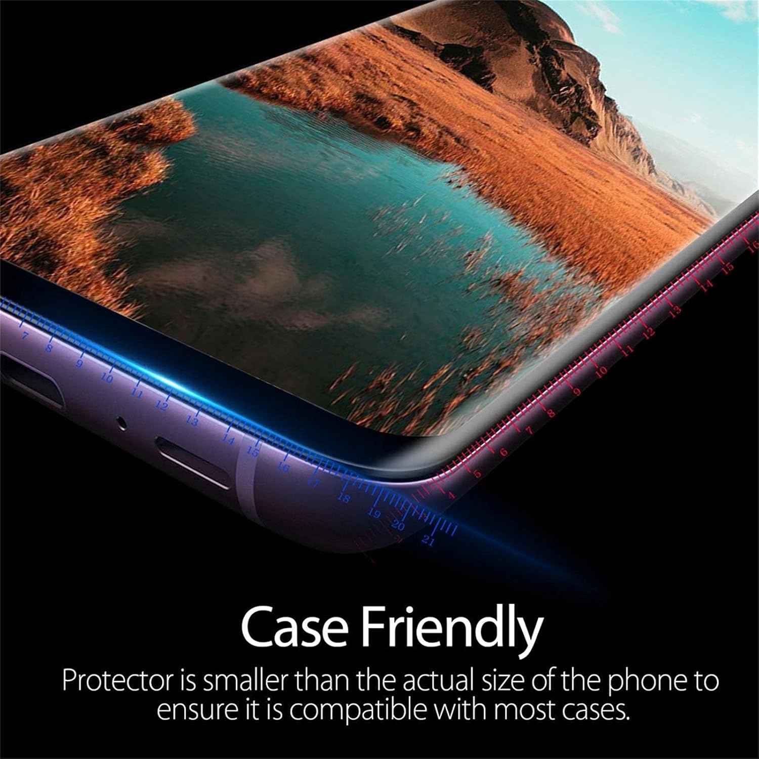 [2+2 Pack] Galaxy S10 Screen Protector,9H Tempered Glass Include a Camera Lens Protector,Ultrasonic Fingerprint Compatible,HD Clear,3D Curved for Samsung S10 Glass Screen