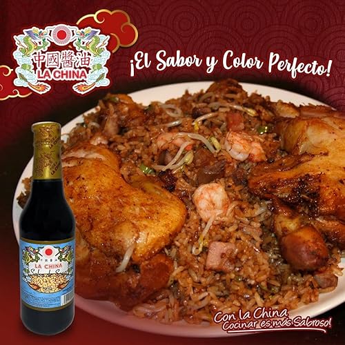 Miniatura 5 de La China Salsa de soja  101fl oz Importada de Maracaibo Venezuela  La Maracucha  La China Salsa de soja  La Maracucha 1014 onzas líquidas