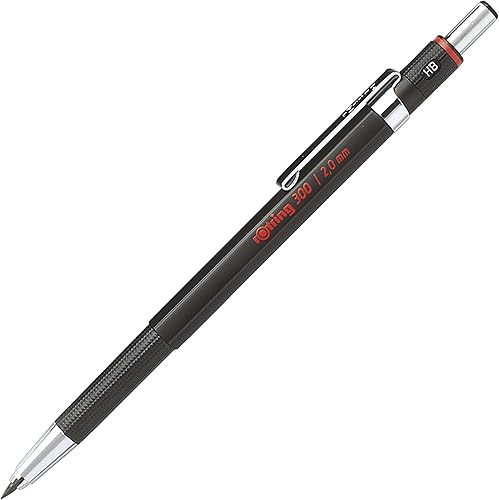 Rotring 300 Portaminas 0.079 in - Barril Negro