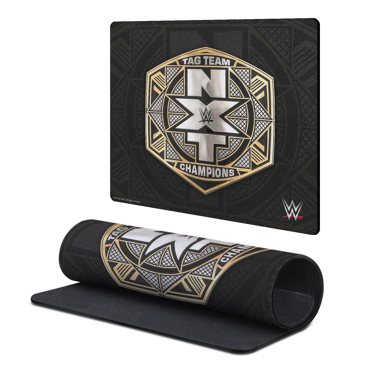 Head Case Designs Officially Licensed WWE NXT Tag Team Championship Title Belts 9.84 x 11.81 x 0.12 inches (250 x 300 mm) - S Gaming Office Desk PC Keyboard Mouse Mat Pad