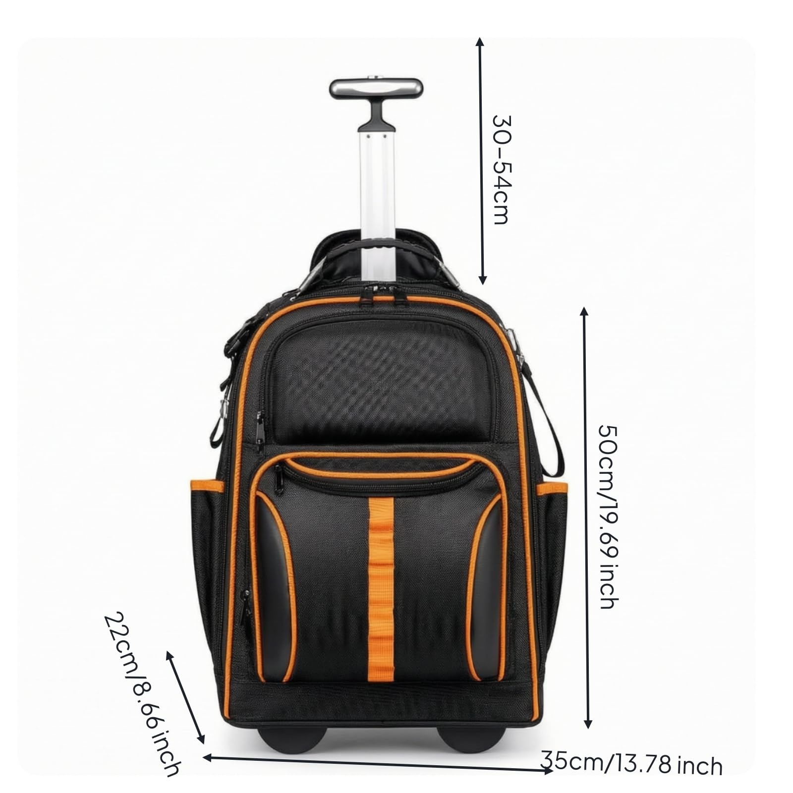 Sac à Dos à Outils sur Roues Résistant