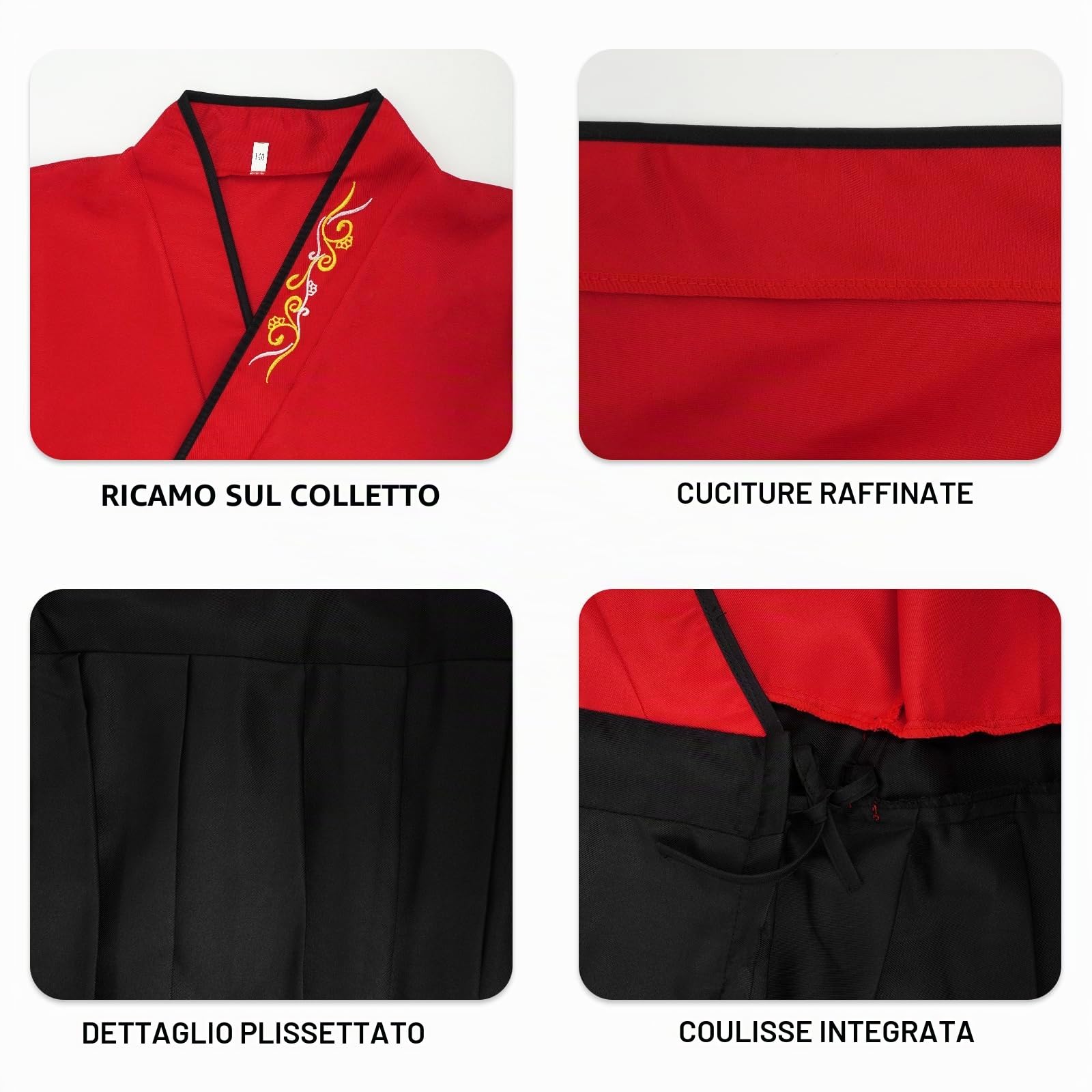 Copricostume Lungo Donna con Cintura, Kimono Cardigan da Spiaggia