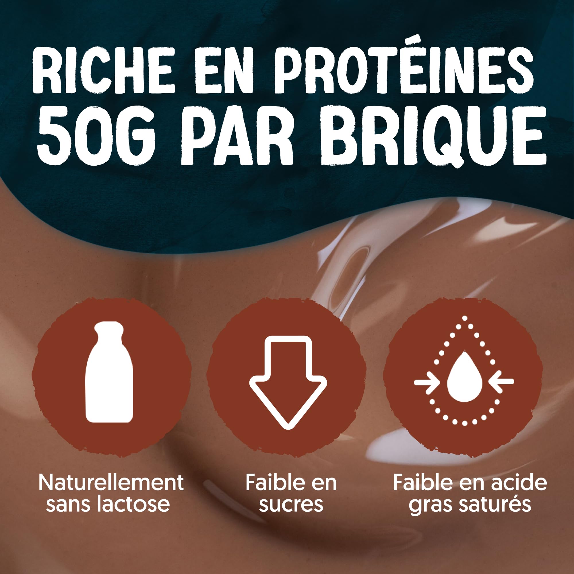 Alpro - Boisson végétale - Soja protéine goût chocolat- 1L- Lot de 8x1L
