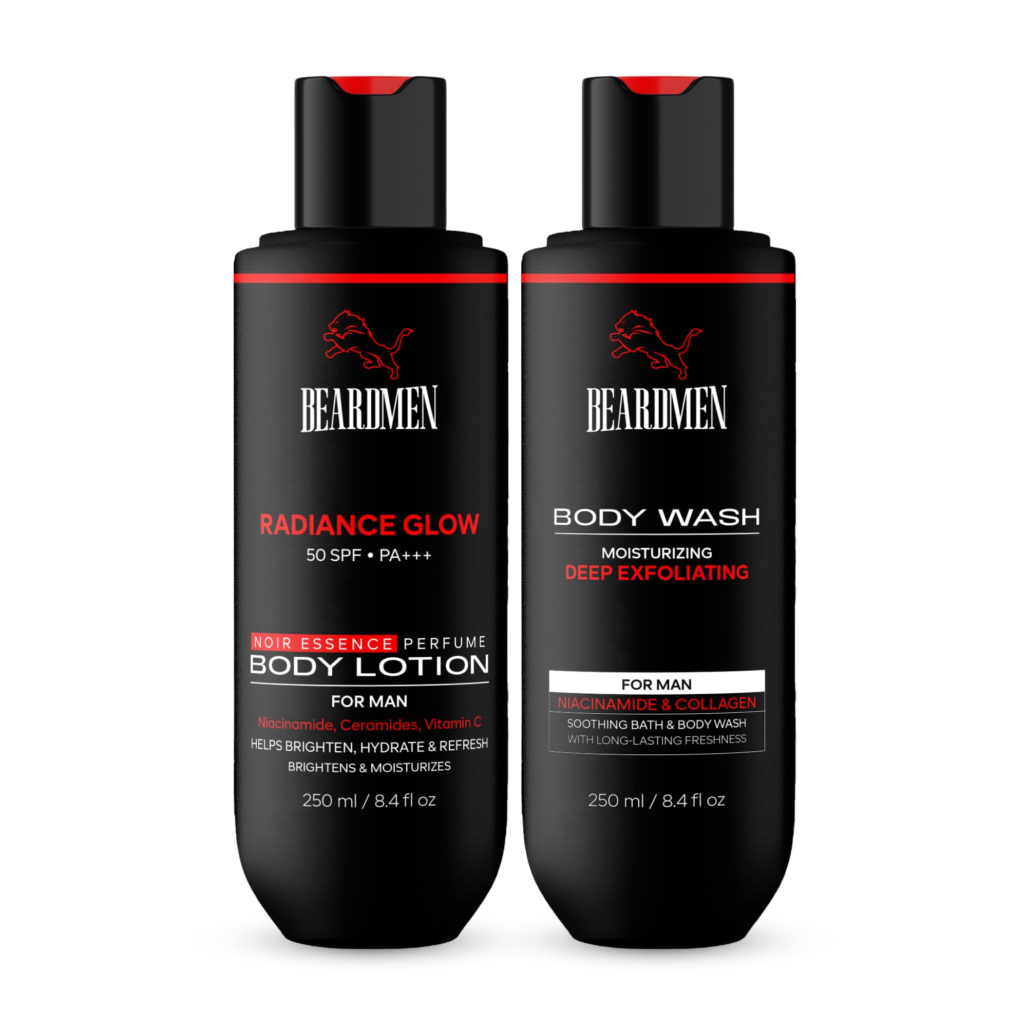 Body Lotion and Body Wash for Men, Pack of 2, 72 Hours Deep Moisture, 250 ml Each (250ML+250ML, Bodywash-bodylotion-2)-image-34