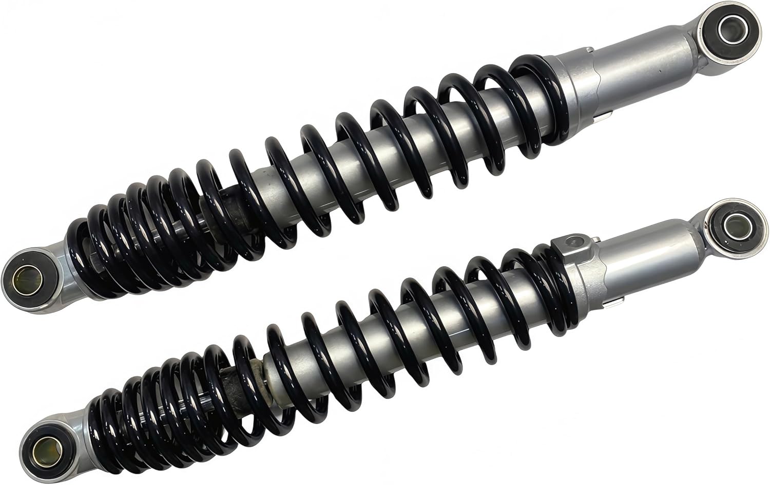 YBR125 Motorcycle Shock Absorber 2PCS -Compatible with Pit Dirt Bike/Mini Bike/Go Kart/Sport Bike Accessories Black