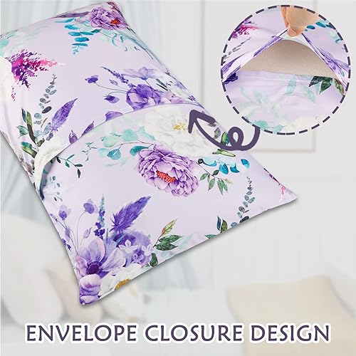 Miniatura 4 de Paquete de 2 fundas de almohada para niños pequeños, fundas de almohada de viaje de algodón jersey de 14 x 20 pulgadas, fundas de almohada ultra