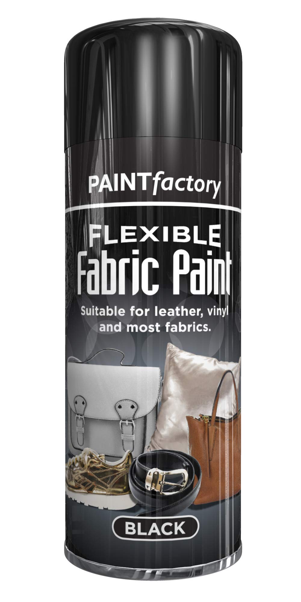 Paint Factory Fabric and Vinyl Paint Black, 200 ml