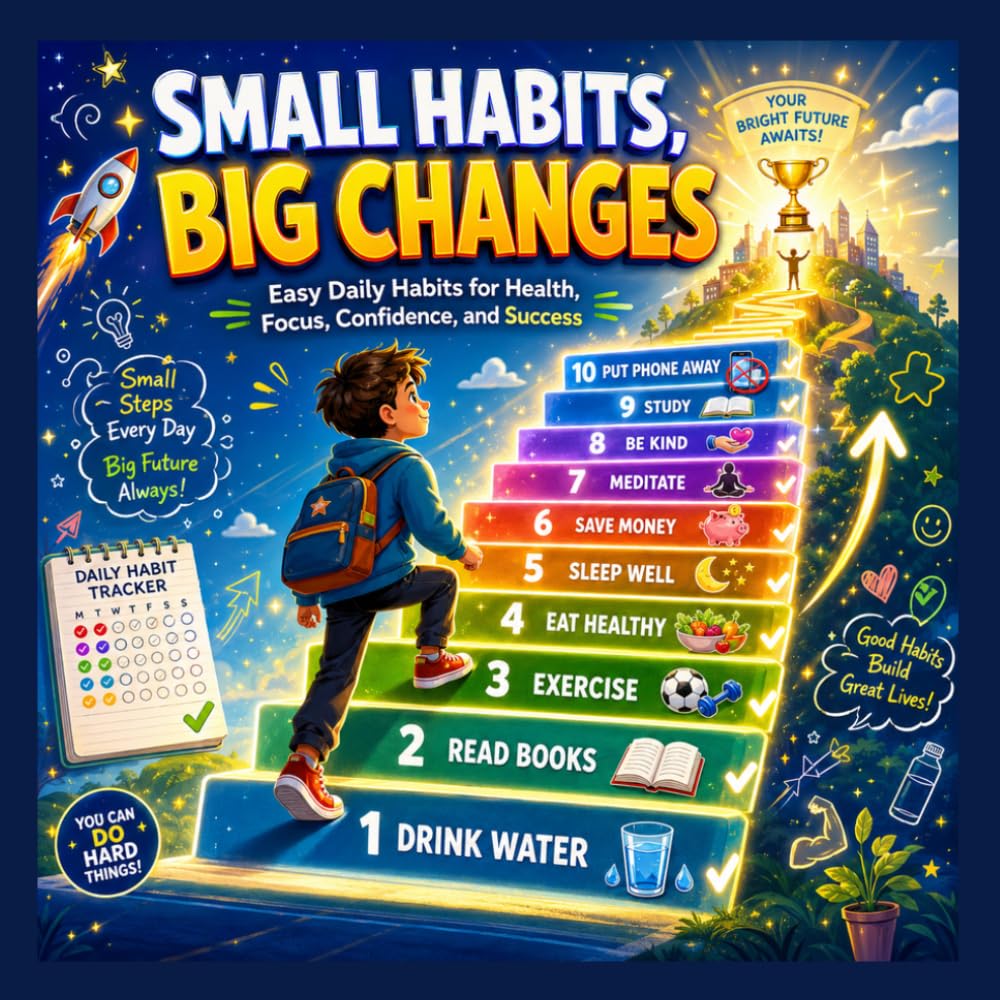 SMALL HABITS, BIG CHANGES: Simple Daily Habits for Stronger Minds, Healthier Bodies, and Happier Lives,Transform Your Life One Small Habit at a Time