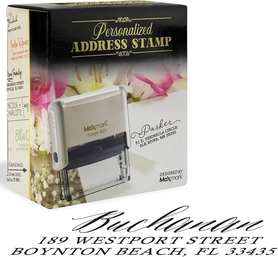 Return Address Stamp Self Inking THE Personalized Self Inking Address