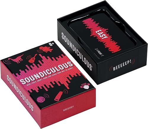 Soundiculous - Moose Games: El divertido juego de fiesta de bolsillo de sonidos ridículos que hace reír a toda la familia