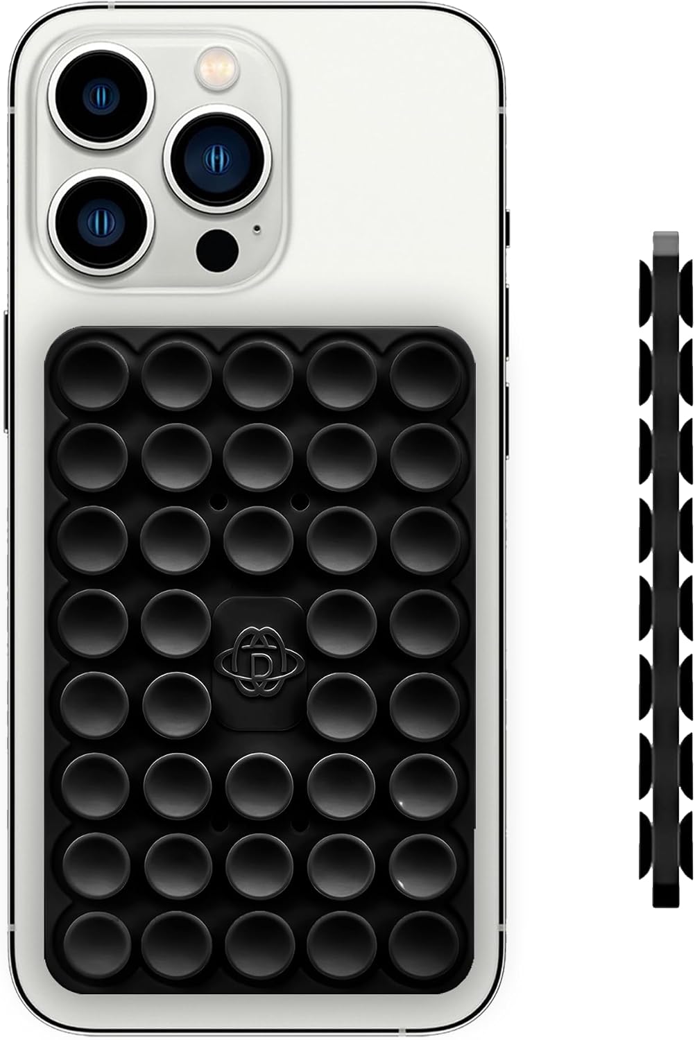 DreamsLink.LC Silicone Double-Sided Suction Phone Mount - Black Large