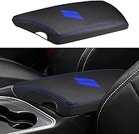 Vista 12 de INTGET Funda de Reposabrazos de Consola Central de Coche para Accesorios Dodge Challenger 2023 2022 2021 2020 2019 2018 2017 2016 2015 Funda