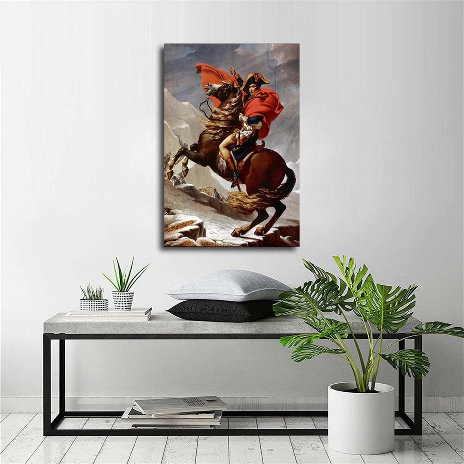 Amazon.com: ZBIN Napoleon Crossing The Alps by Jacques Louis David