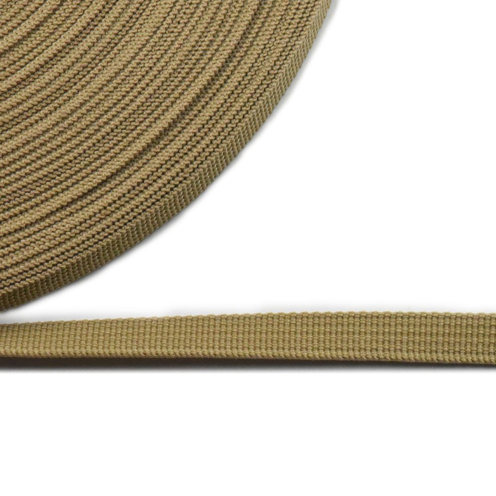 Micoshop Khaki 10 Yards 1/2" 12.5Mm Polypropylene For Robbin Webbing Belt Strap Buckle