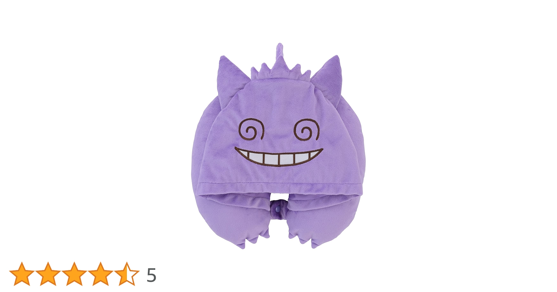 ちからつきたゲンガー 　ネックピロー　シール付き　新品未使用 Amazon.co.jp: ポケモンセンターオリジナル フード付きネック