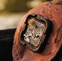 Vista 2 de Cling Fishing Products Mag Grab® Mini – Soporte magnético compacto para moscas y organizador para pescadores (Brown Town, Naranja)