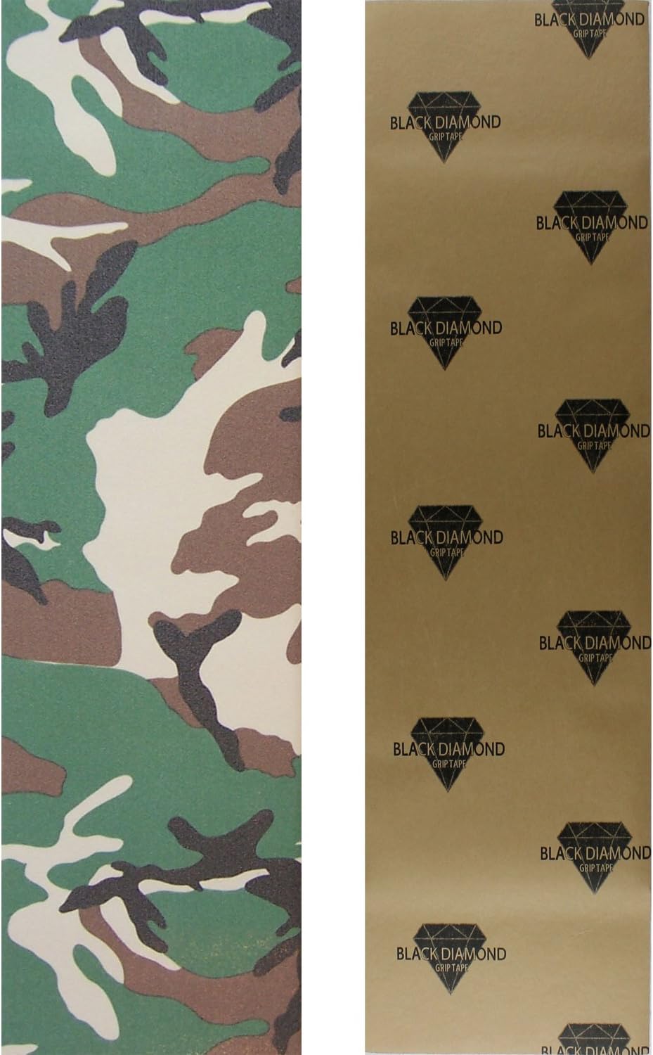 Black Diamond Longboard Skateboard Grip Tape Sheet 10" x 48"