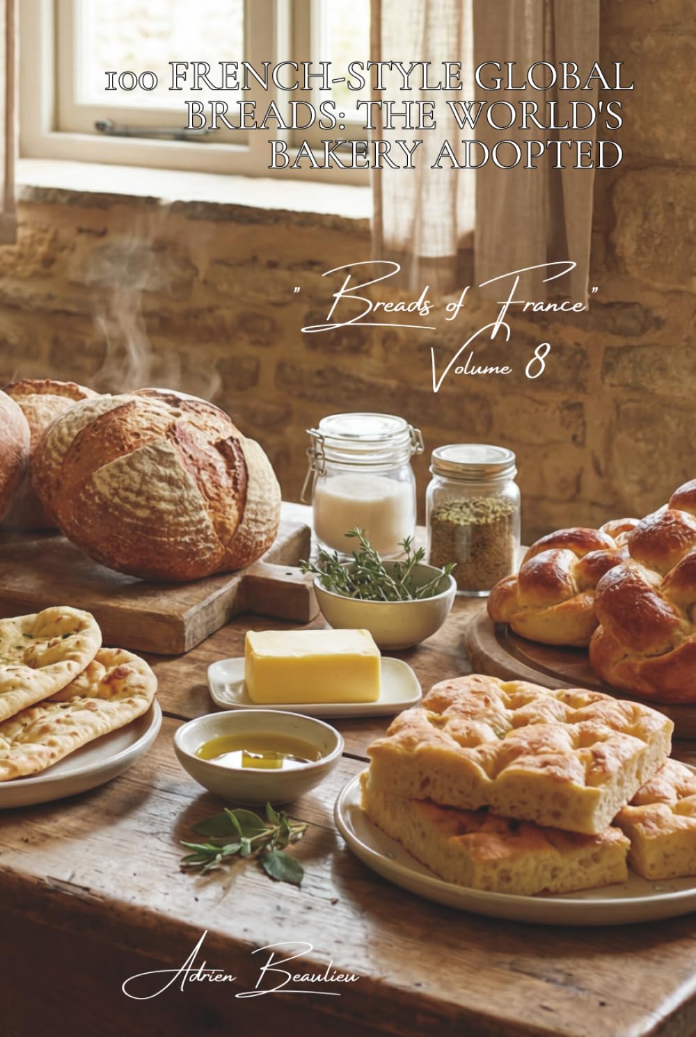 100 French-Style Global Breads: The World's Bakery Adopted: Naan, focaccia, pita bread... international favorites with a French touch (Bakery & Sweets ... — Sub-series: "Breads of France" (8 Books))