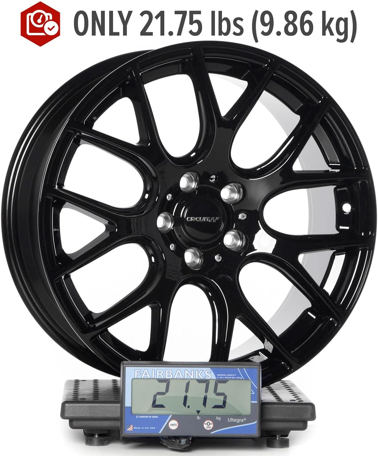 Circuit Performance CP31 18x8" Gloss Black 5×112 [+40mm] Compatible with Audi, VW, Mercedes, BMW
