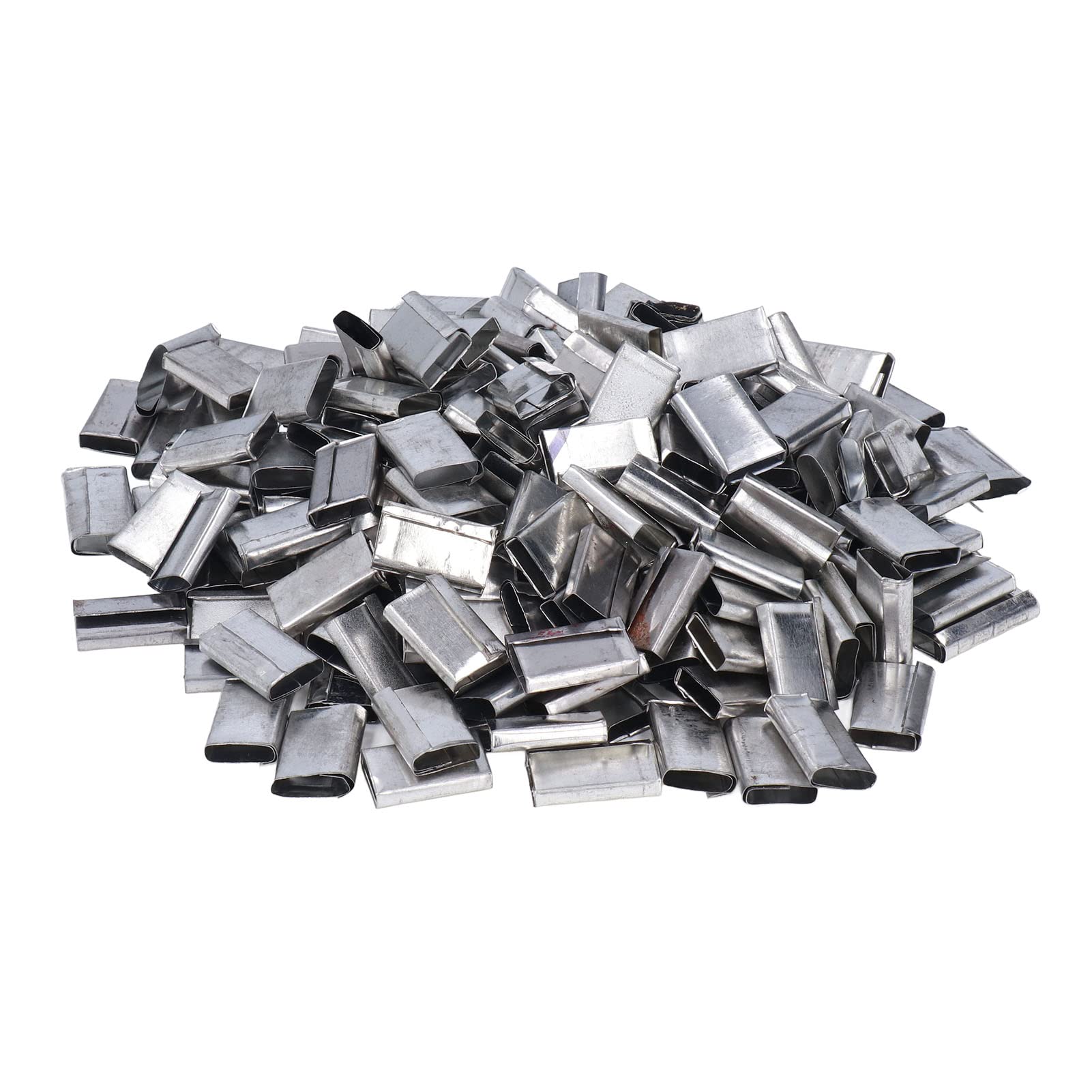 1KG Iron Sheet Strapping, Good Holding Ability, LongLasting Usage, Works with All Combination Tools, Compatible with 12-16mm PP Packing Belt, Packaging Strapping Seals