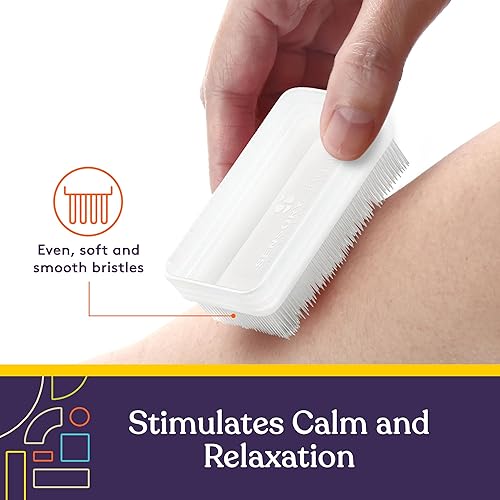 Miniatura 5 de Special Supplies Cepillo de terapia sensorial para cepillado ocupacional y sensorial, herramientas estimulantes y calmantes para niños y adultos,