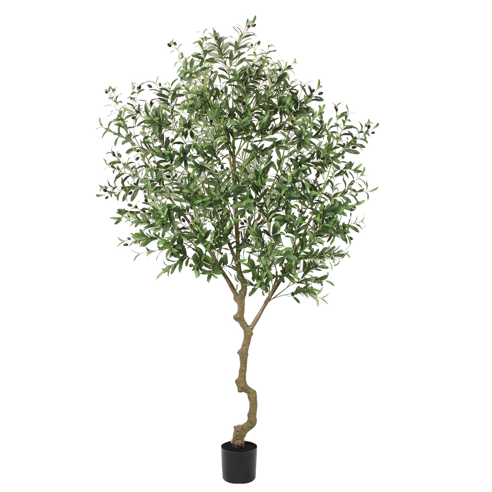 Amazon.com: AQUGQ Faux Olive Tree 8ft, Large Realistic Silk Olive