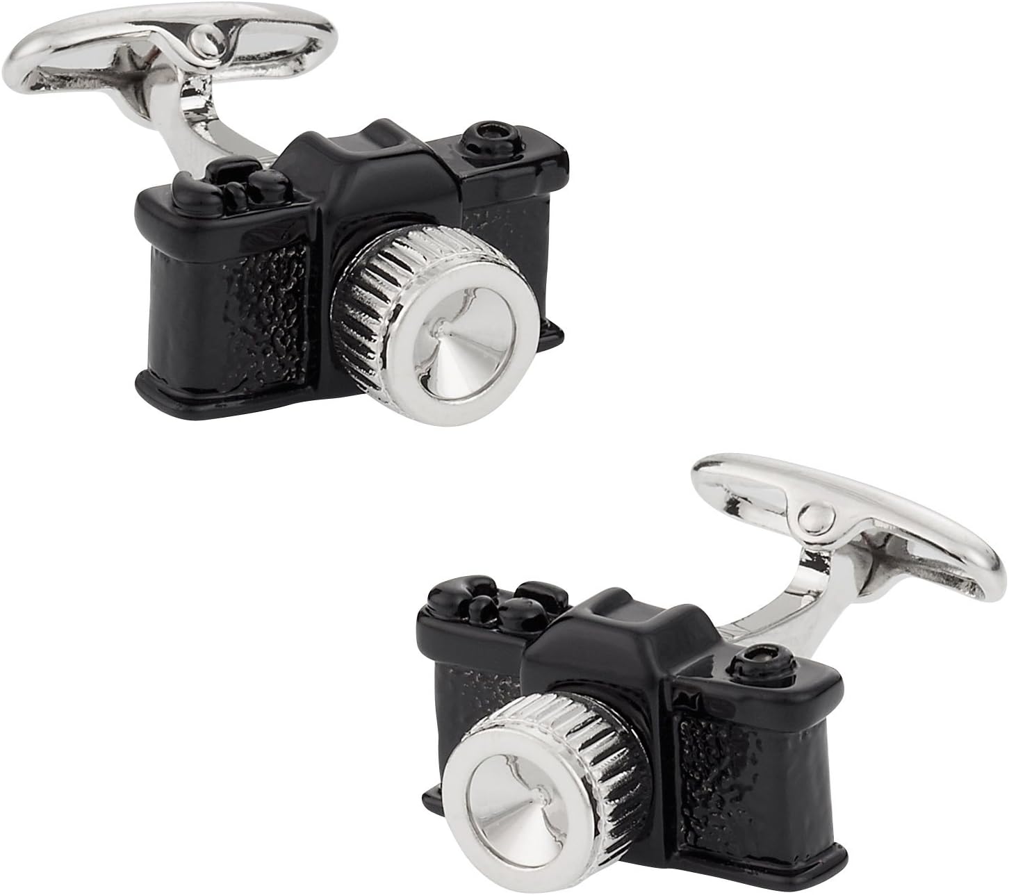 Black Camera Photographer Cufflinks with Presentation Gift Box Perfecct for Travel - Great from Groomsmen for Wedding
