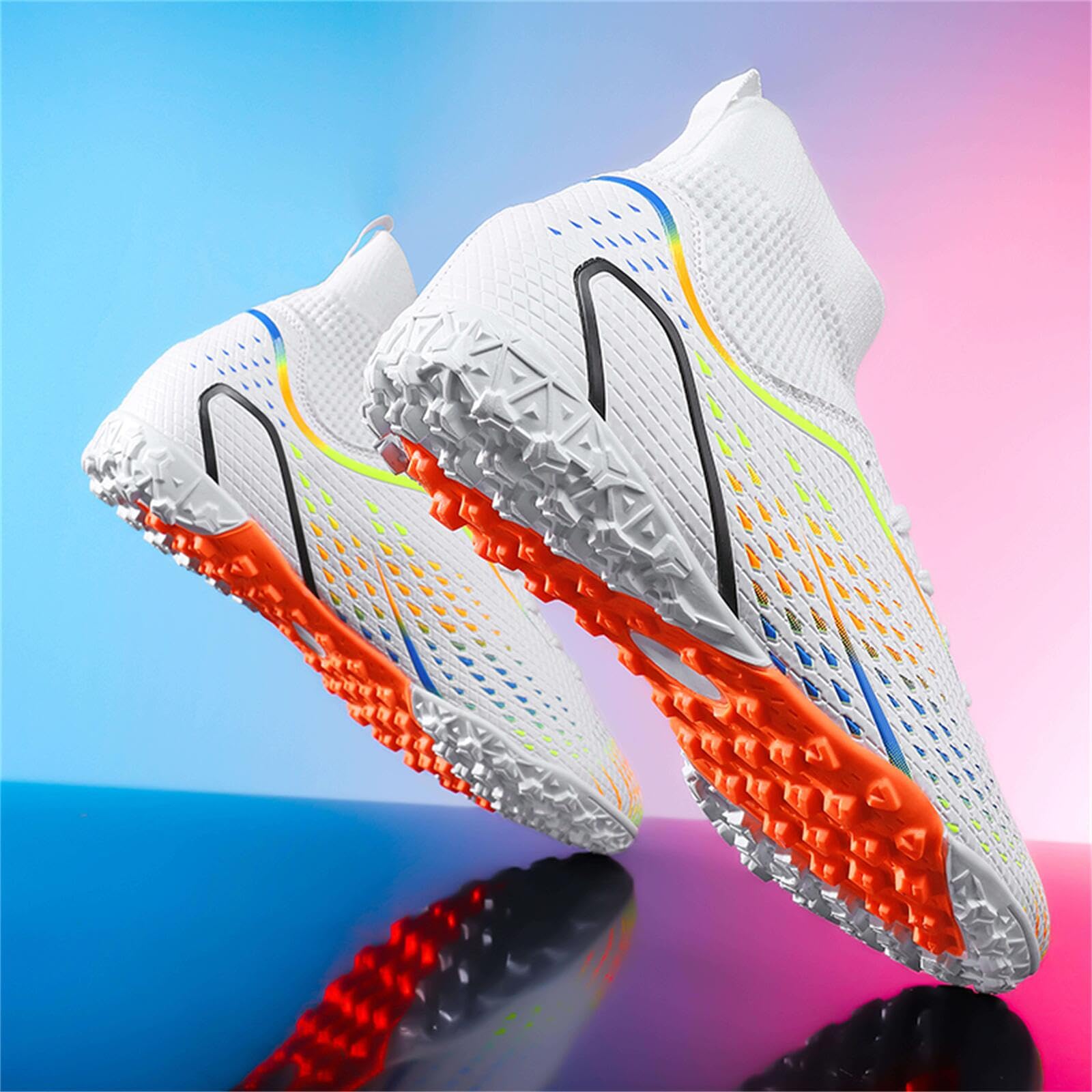 KUUK Fußballschuhe Herren Kinder Kunstrasen Fussballschuhe Halle Jungen Stollenschuhe Jugendliche AG TF Turf Trainingsschuhe Football Schuhe