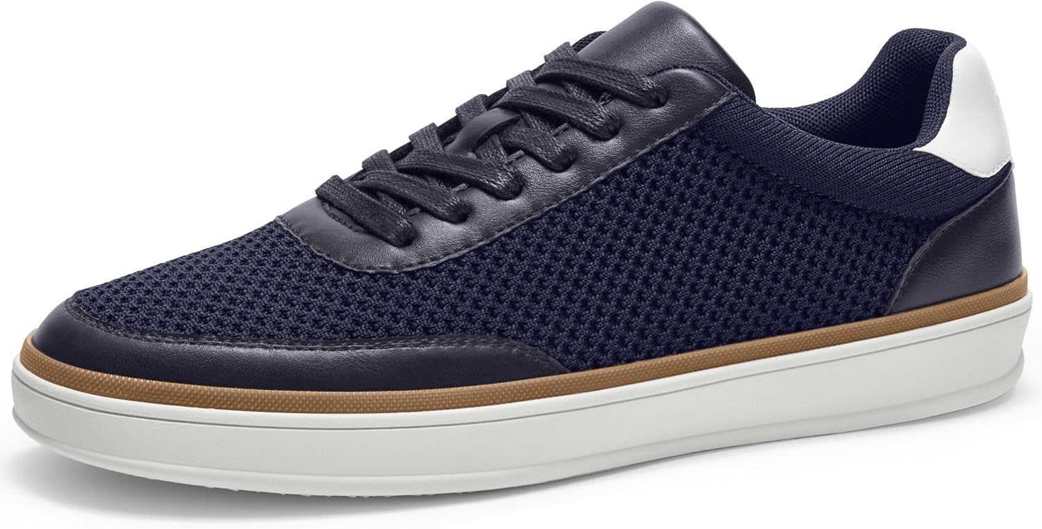 Mens Casual Shoes Breeze Mesh Dress Sneakers Lace-up Shoe Lightweight