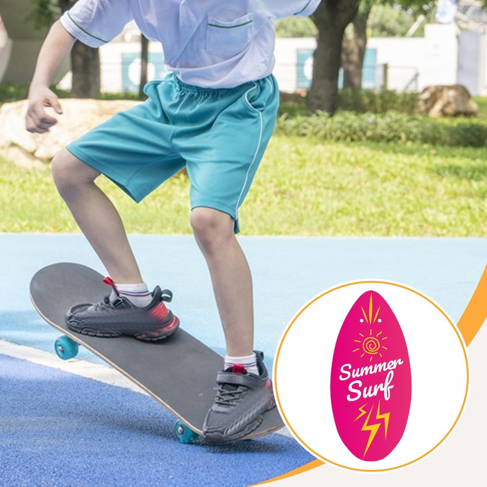 F Fityle Tabla de Skimboard 30 Pulgadas de Madera para Deportes Acuáticos