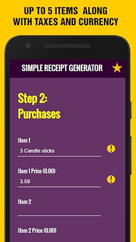 Easy Receipts Generator, Receipt & Invoice Maker