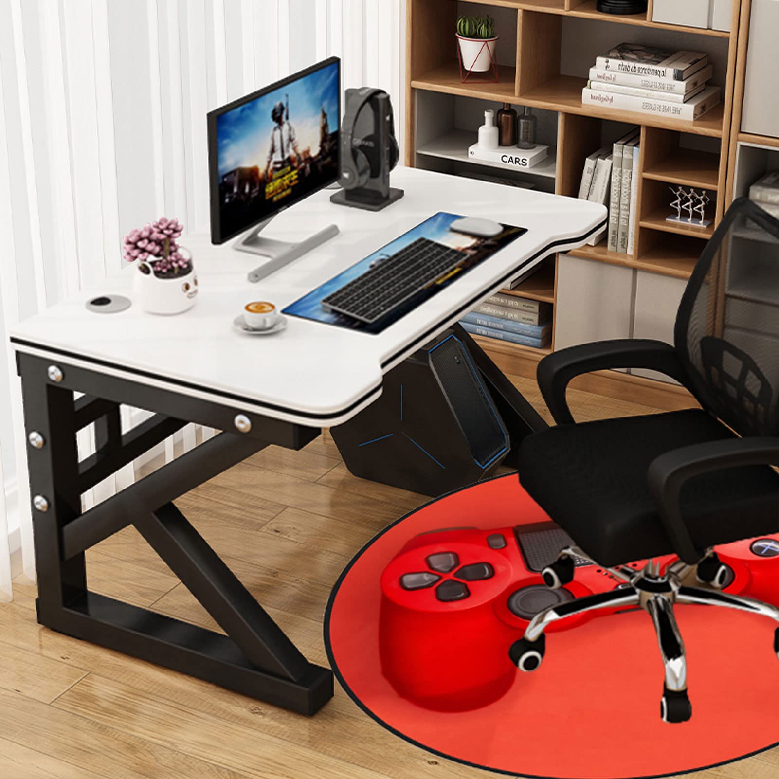 Rutschfeste Bodenschutzmatte für Hartholzböden, Schreibtischmatten für Büro, Zuhause, Arbeitszimmer, Holzböden, Schutzmatte, rutschfeste Bürostuhl-Matten, 140 cm