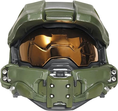 Disguise Halo Master Chief - Casco iluminado para niño color verde Disguise Halo Master Chief - Casco iluminado para niño color verde