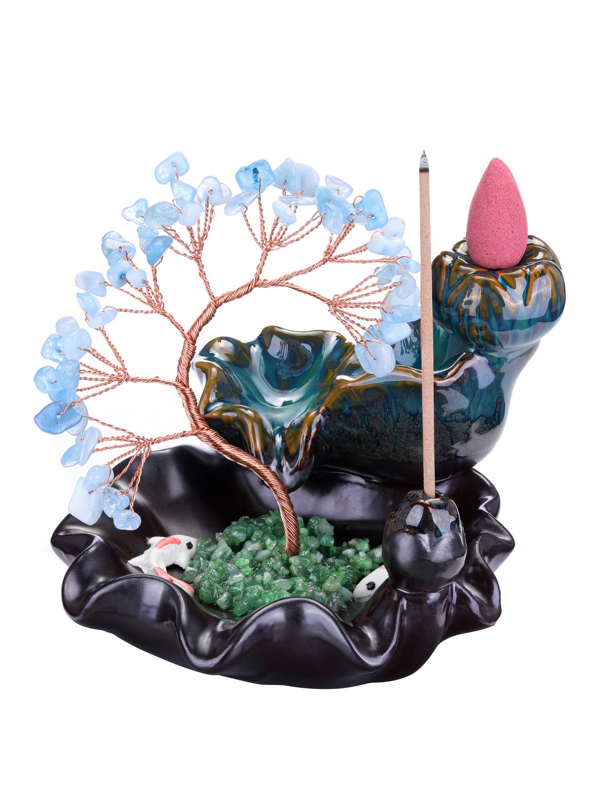 Bruciatore di incenso a ciotola - Albero della Vita - Tierra Zen