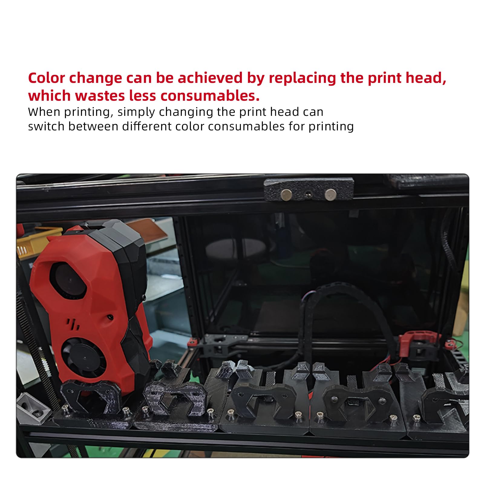 Juego de herramientas de cambio de grifo para impresora 3D, extrusora, herramienta de conmutación para pieza de impresión 3D, filamento multicolor