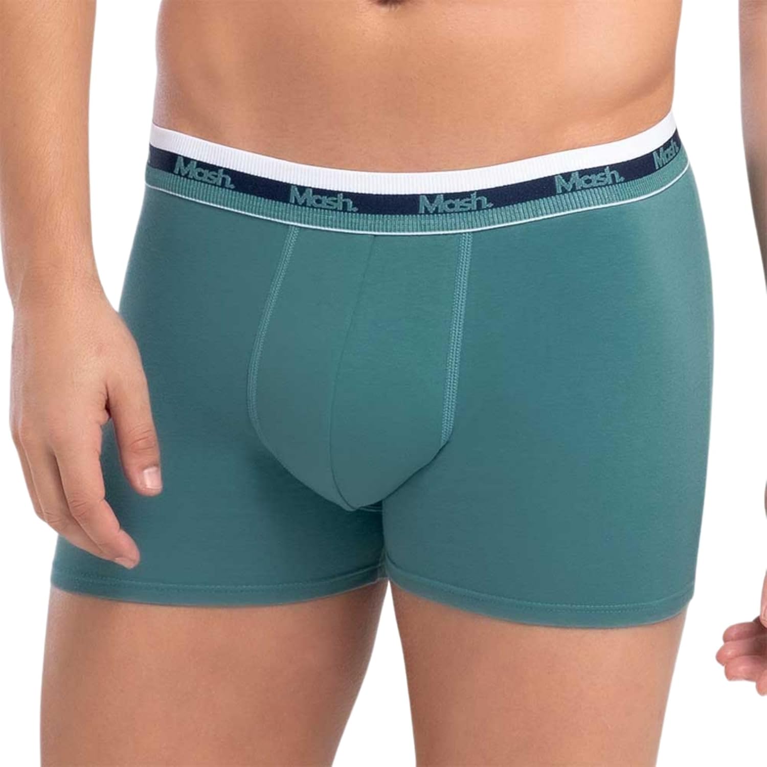 Cueca Boxer Mash Algodão Cotton Respirável Masculina
